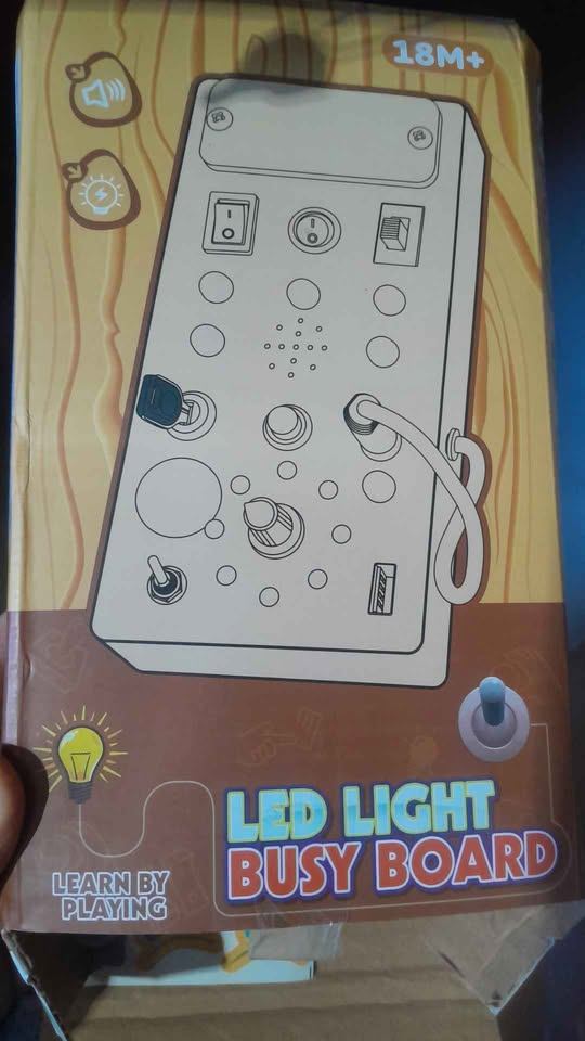 Tablero didactico DINO POWER de luces led para niños - Miniatura 2